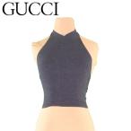 グッチ GUCCI トップス インナー レディース ♯XSサイズ ダブルG刺繍 ホルターネック