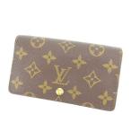 ルイ ヴィトン Louis Vuitton L字ファスナー財布 二つ折り財布 メンズ可 ポルトモネビエトレゾール M61730 モノグラム