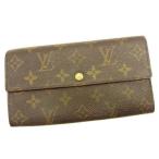 ルイヴィトン 長財布 ファスナー付き長財布 ポシェットポルトモネクレディ M61725 モノグラム ＬＯＵＩＳ　ＶＵＩＴＴＯＮ 中古