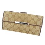 グッチ 長財布 Wホック 112715 ＧＧキャンバス GUCCI 中古