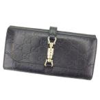 グッチ GUCCI 長財布 Wホック財布 ニュージャッキー 141430 グッチシマ