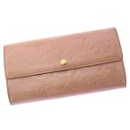 ルイヴィトン Louis Vuitton 長財布 ファスナー 二つ折り レディース ポルトフォイユサラ ヴェルニ