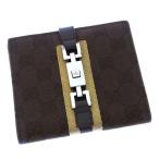 グッチ GUCCI Wホック財布 二つ折り レディース シェリーライン ジャッキー金具 05474 ＧＧキャンバス
