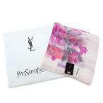 イヴ サンローラン YVES SAINT LAURENT スカーフ 大判サイズ レディース フラワー柄