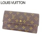 ルイヴィトン Louis Vuitton 三つ折り財布 レディース ポルトトレゾールインターナショナル M61217 モノグラム