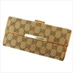 グッチ GUCCI 長財布 Wホック レディース ＧＧキャンバス