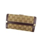 グッチ GUCCI 長財布 Wホック レディース 153211 GGキャンバス