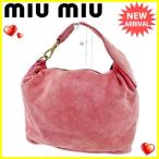 ミュウミュウ miu miu ハンドバッグ ポーチ ハンドポーチ レディース  中古 人気 セール T1483
