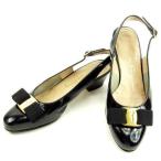 サルヴァトーレフェラガモ Ｆｅｒｒａｇａｍｏ パンプス ＃4　12C レディース ヴァラリボン