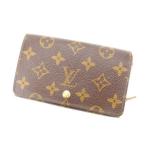 ルイヴィトン Louis Vuitton L字ファスナー財布 二つ折り財布 レディース ポルトモネビエトレゾール M61730 モノグラム