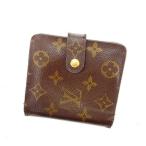 ルイヴィトン 二つ折り財布 ラウンドファスナー コンパクトジップ M61667 モノグラム Louis Vuitton 中古