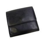 ルイヴィトン Louis Vuitton Wホック財布 レディース ポルトモネビエカルトクレディ M63482 エピ