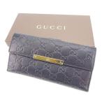 グッチ 長財布 Wホック 112715 グッチシマ GUCCI 中古