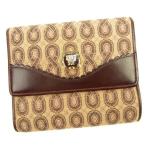 アナスイ Wホック財布 レディース ボルドー×ベージュ 中古