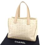 シャネル トートバッグ トート ショルダーバッグ トートMM A15991 ニュートラベルライン CHANEL 中古