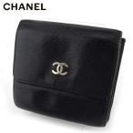 シャネル Wホック 財布 二つ折り 財布 ミニ財布 レディース ココマーク CHANEL 中古