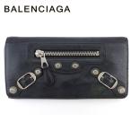 ラスト1点 バレンシアガ 長財布 ファスナー付き 財布 レディース 186194 ジャイアントマネー BALENCIAGA 中古