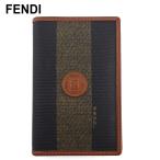 ラスト1点 フェンディ カードケース 名刺入れ レディース メンズ ペカン FENDI 中古