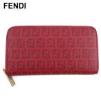 フェンディ 長財布 ラウンドファスナー 財布 レディース 8M0024 ズッキーノ FENDI 中古