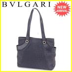 ブルガリ BVLGARI トートバッグ ショルダーバッグ メンズ可 ロゴマニア  中古 人気 セール T1840