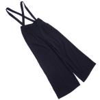 プラステ サロペット パンツ ボトムス レディース ♯XSサイズ ワイド ネイビー 中古