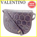 ヴァレンティノ ガラヴァーニ VALENTINO GARAVANI ショルダーバッグ 斜めがけ レディース メンズ 可 キルティングステッチ  中古 訳あり セール T2048