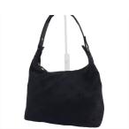 【年末ラストセール★30%OFFクーポン】サルヴァトーレフェラガモ Salvatore Ferragamo ショルダーバッグ ガンチーニ柄 ブラック シルバー レディース 中古