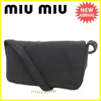 ミュウミュウ ｍｉｕ ｍｉｕ ショルダーバッグ ワンショルダー レディース メンズ 可  中古 人気 セール T2133