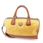 グッチ Gucci バッグ ショルダーバッグ ロゴプレート オールドグッチ ベージュ ブラウン ゴールド レディース メンズ 中古 Bag