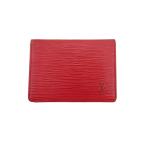  Louis * Vuitton LOUIS VUITTON чехол для пропуска epi poruto2karutoveru TIKKA ru красный женский б/у 