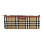 [30%OFF купон ] Burberry BURBERRY пенал noba проверка черный бежевый красный белый женский б/у 