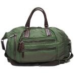  Tod's TOD*S сумка "Boston bag" необычность материалы комбинированный 2WAY плечо зеленый Brown женский б/у 