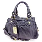 マークバイ マークジェイコブス Marc By Marc Jacobs バッグ ショルダーバッグ ロゴ ブラック ゴールド レディース 中古 Bag