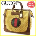 グッチ GUCCI ボストンバッグ 大型ボストンバッグ 旅行バッグ メンズ可 GG柄  中古 ヴィンテージ 人気 T2725