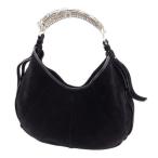 サンローラン Saint Laurent バッグ ハンドバッグ ブラック シルバー レディース メンズ 中古 ブランド Bag