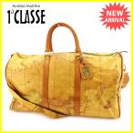 プリマクラッセ ＰＲＩＭＡ ＣＬＡＳＳＥ ボストンバッグ ショルダーバッグ ハンドバッグ 2WAY メンズ可 地図柄  中古 人気 セール T3075