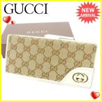 グッチ GUCCI 長財布 Ｗホック レディース メンズ 可 GG柄  中古 人気 セール T3373