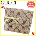 グッチ GUCCI Wホック財布 二つ折り 財布 レディース 212105 GGプラス  中古 人気 セール T3560