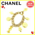 シャネル CHANEL ブレスレット ブレス アクセサリー レディース オールドシャネル チャーム付き 中古 ヴィンテージ 良品 T3836