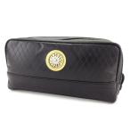 ヴェルサーチ VERSACE クラッチバッグ セカンドバッグ レディース メンズ 可 サンバースト 中古 良品 セール T3898