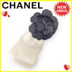 シャネル CHANEL ブローチ コサージュ レディース カメリア 中古 良品 セール T4236