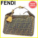 フェンディ FENDI ハンドバッグ バッグ レディース ボックス型 ズッカ  中古 人気 セール T4538
