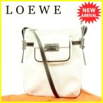 ロエベ LOEWE ショルダーバッグ 斜めがけショルダー レディース メンズ 可 アナグラム 中古 人気 セール T4652