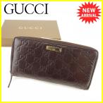 グッチ GUCCI 長財布 ラウンドファスナー レディース メンズ 可 グッチシマ 中古 人気 セール T4851
