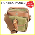 ハンティングワールド HUNTING WORLD ショルダーバッグ 斜めがけショルダー バッグ レディース メンズ 可 エレファントマーク 中古 良品 セール T5883