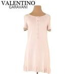 ヴァレンティノ Valentino ワンピース ニット 42 ベージュ ゴールド レディース 中古