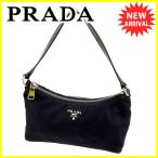 プラダ PRADA ハンドバッグ ポーチ レディース ロゴ 中古 人気 セール T5996