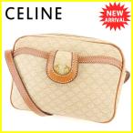 セリーヌ CELINE ショルダーバッグ 斜めがけショルダー メンズ可 マカダム 中古人気 良品 T6332
