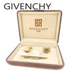 ジバンシィ Givenchy カフス 2アイテムセット スウィヴル式 シルバー ゴールド メンズ 中古