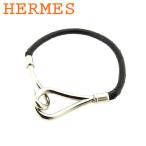 エルメス Hermes ブレスレット ジャンボブレス シルバー ブラック レディース メンズ 訳あり 中古